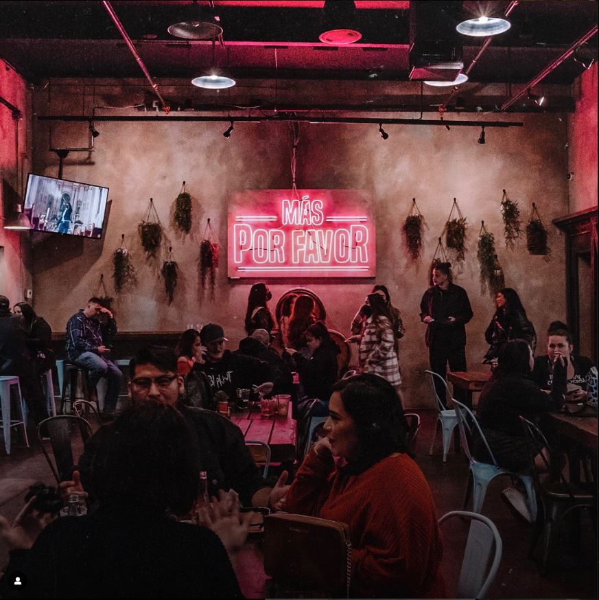 Más Por Favor Las Vegas taqueria and hidden tequila lounge interior