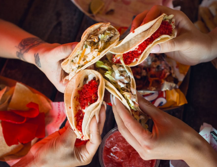group taco dining experience in chinatown las vegas