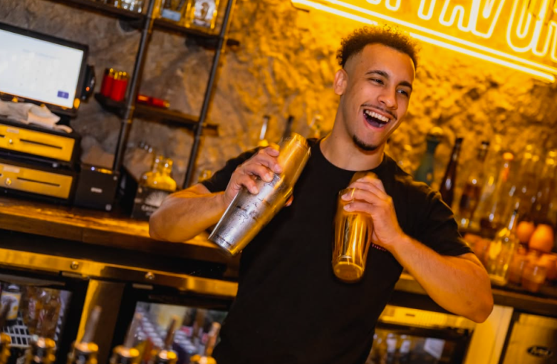 memorable las vegas dining starts with craft cocktails and lively bar energy